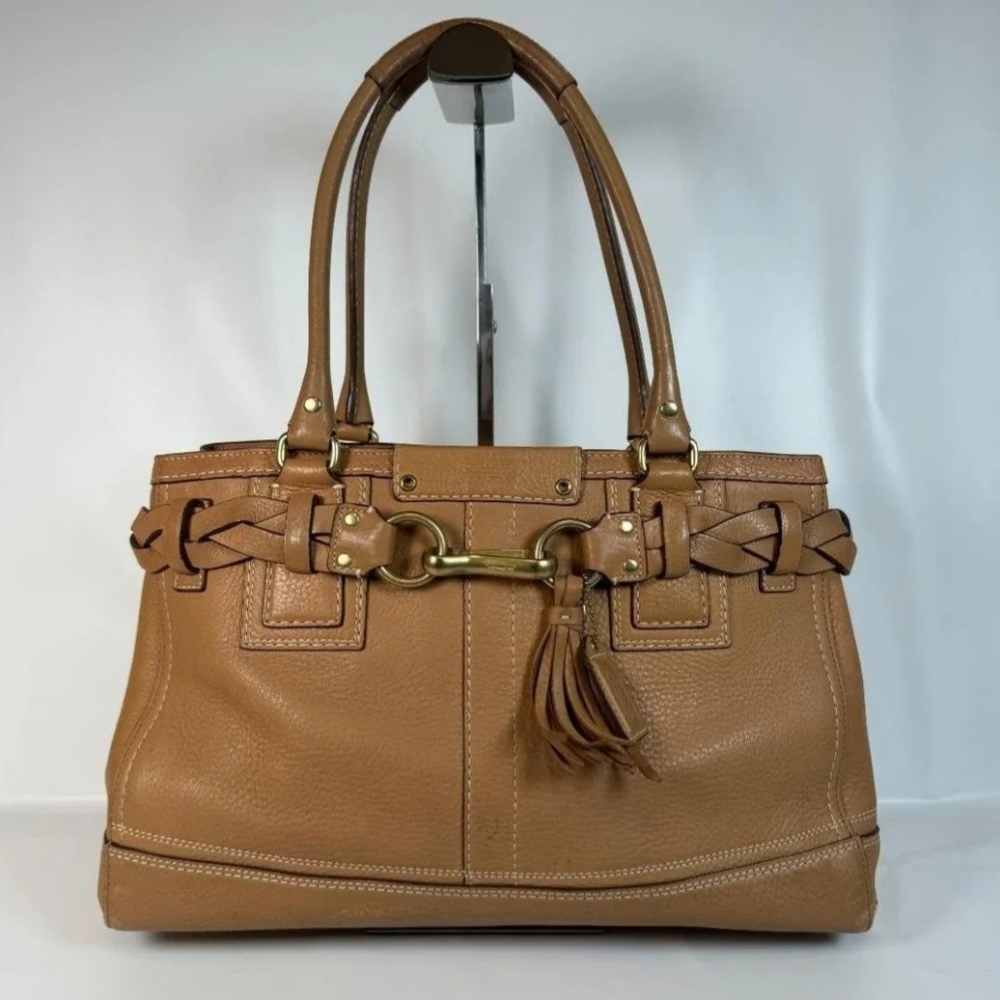 SOLD Coach Hampton- Pebbled Leather- Japan Exclusive Satchel